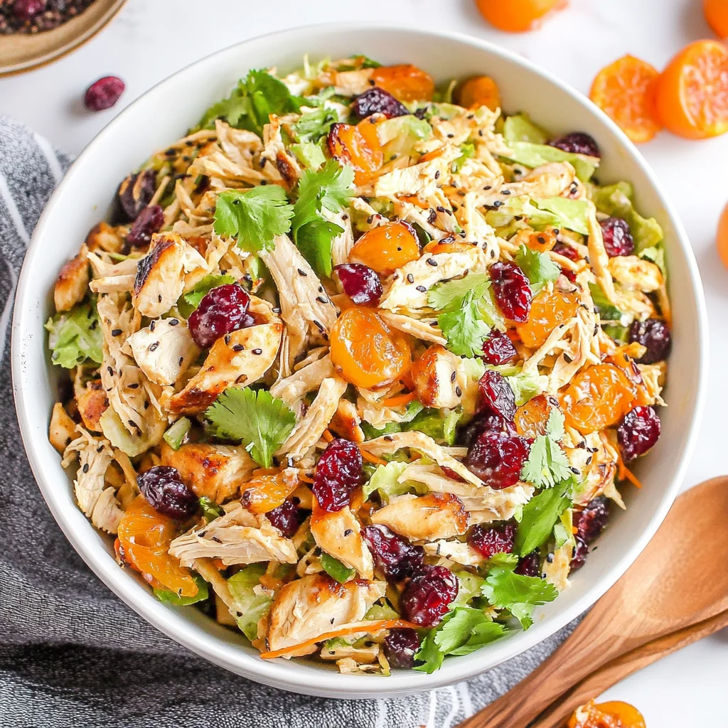 Asian Chicken Cranberry Salad