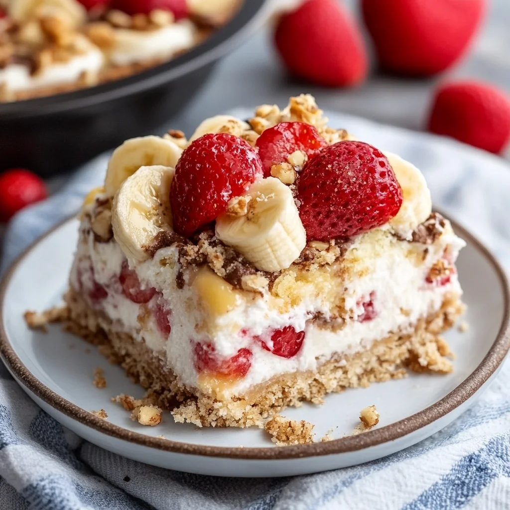 Banana Split Dump Cake Recipe