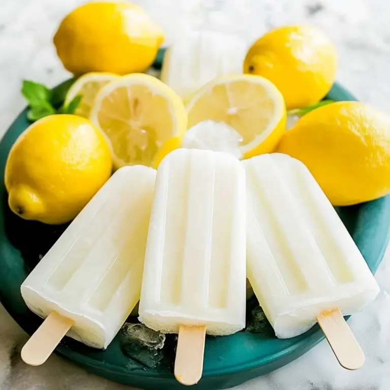 Lemon Popsicles