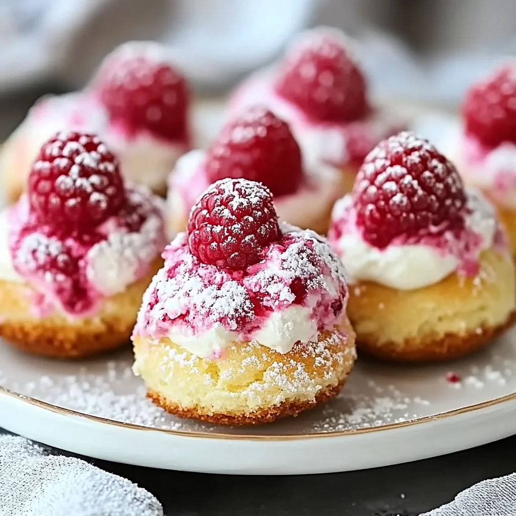 Raspberry Cream Cheese Bites