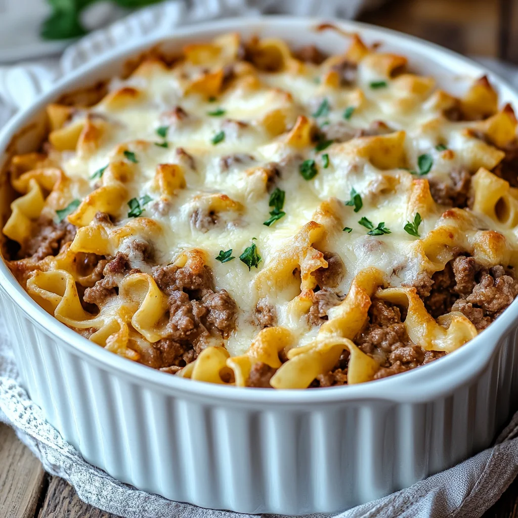 Sour Cream Beef Noodle Casserole