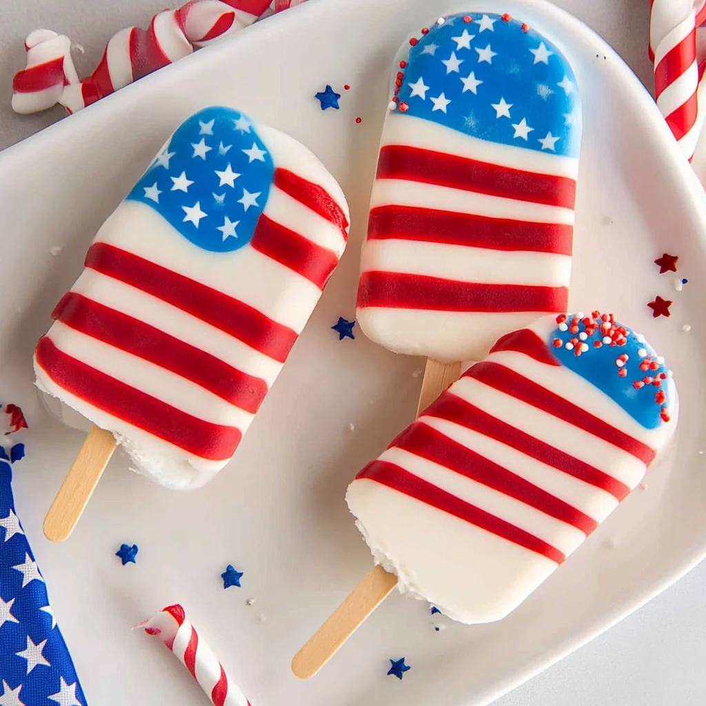 4th of July Cakesicles