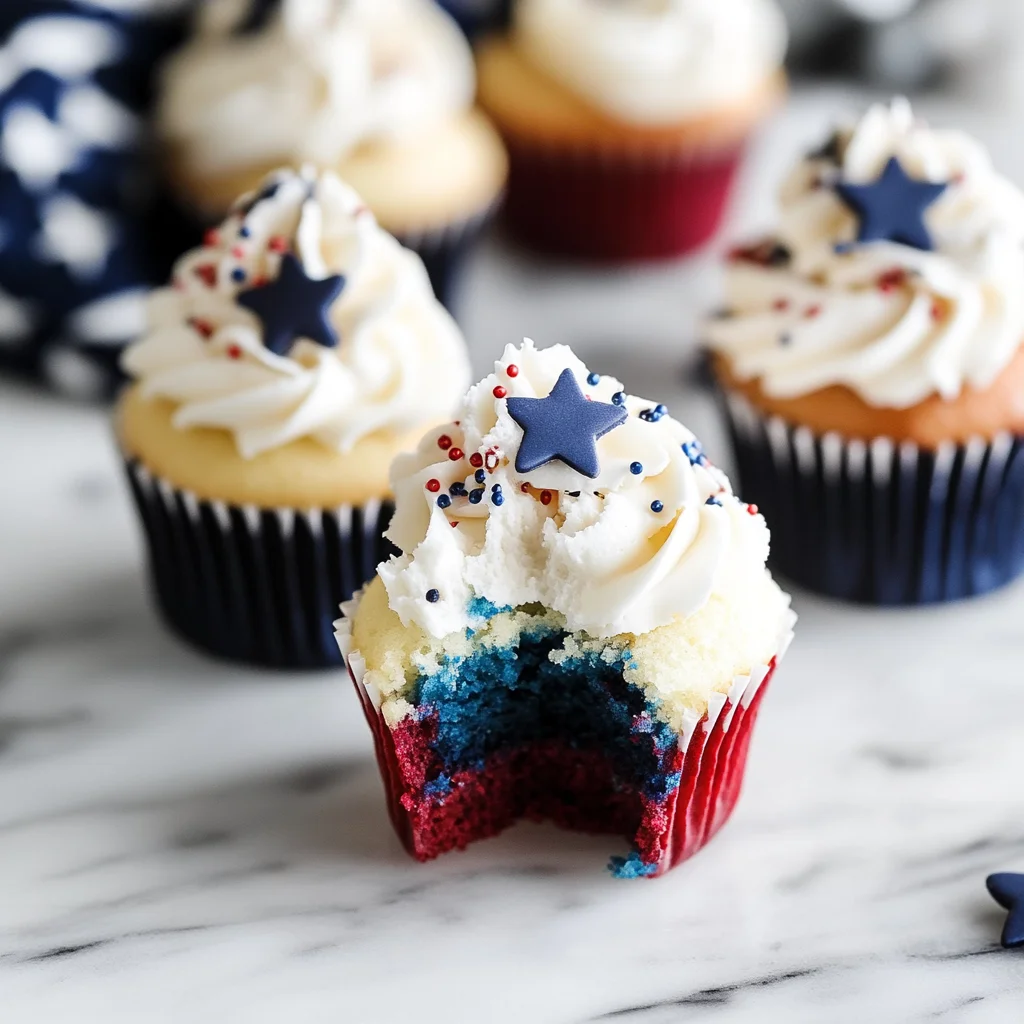 4th of July cupcakes