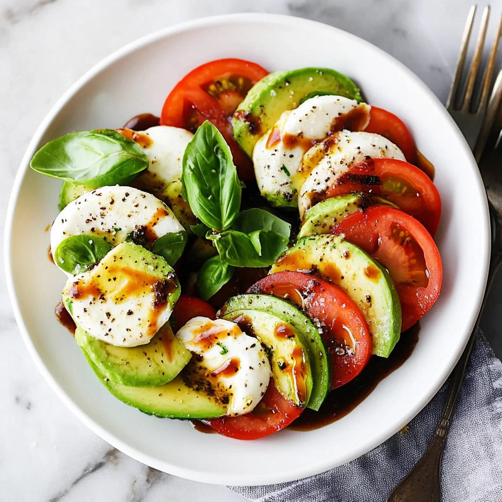 Avocado Caprese Salad