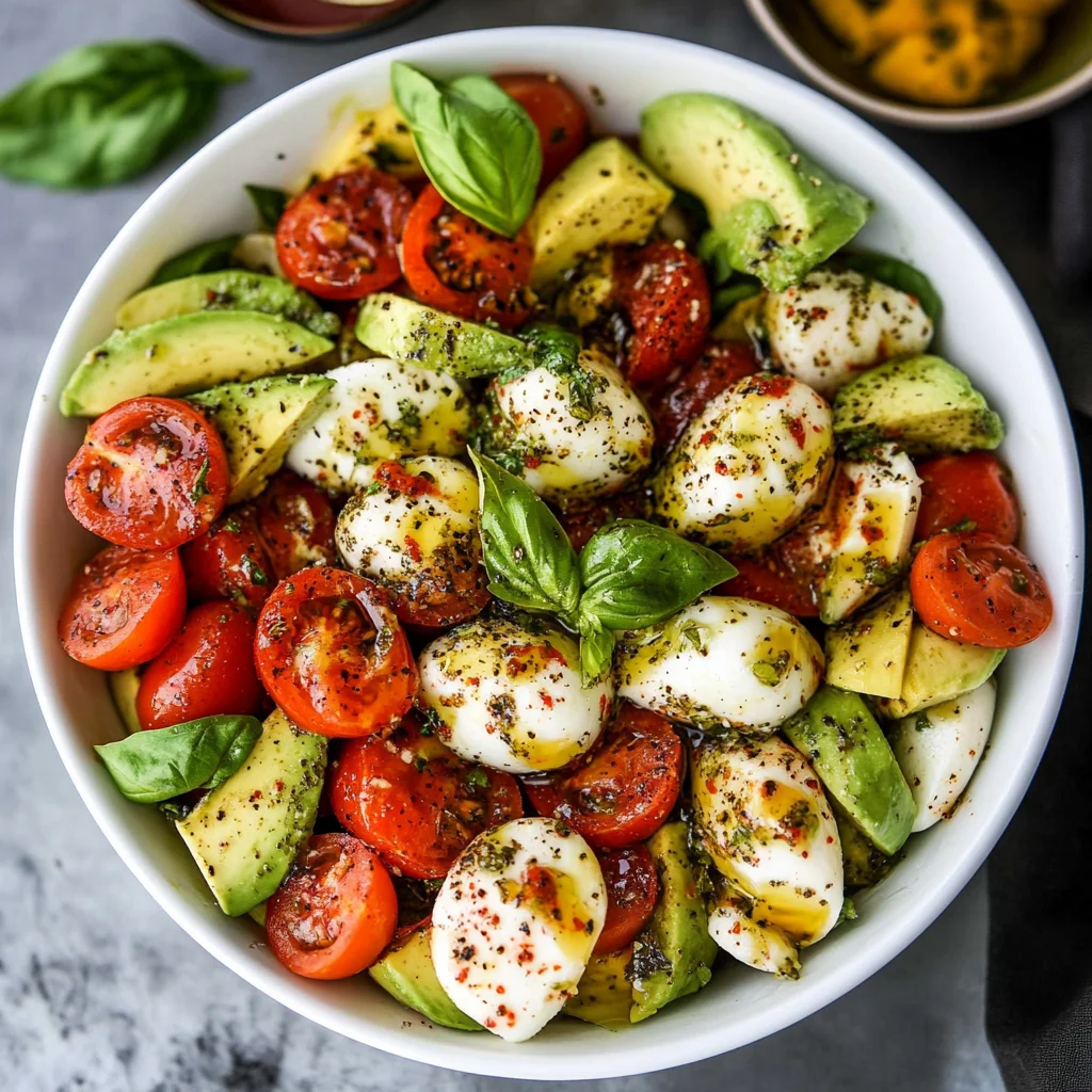 Avocado Caprese Salad
