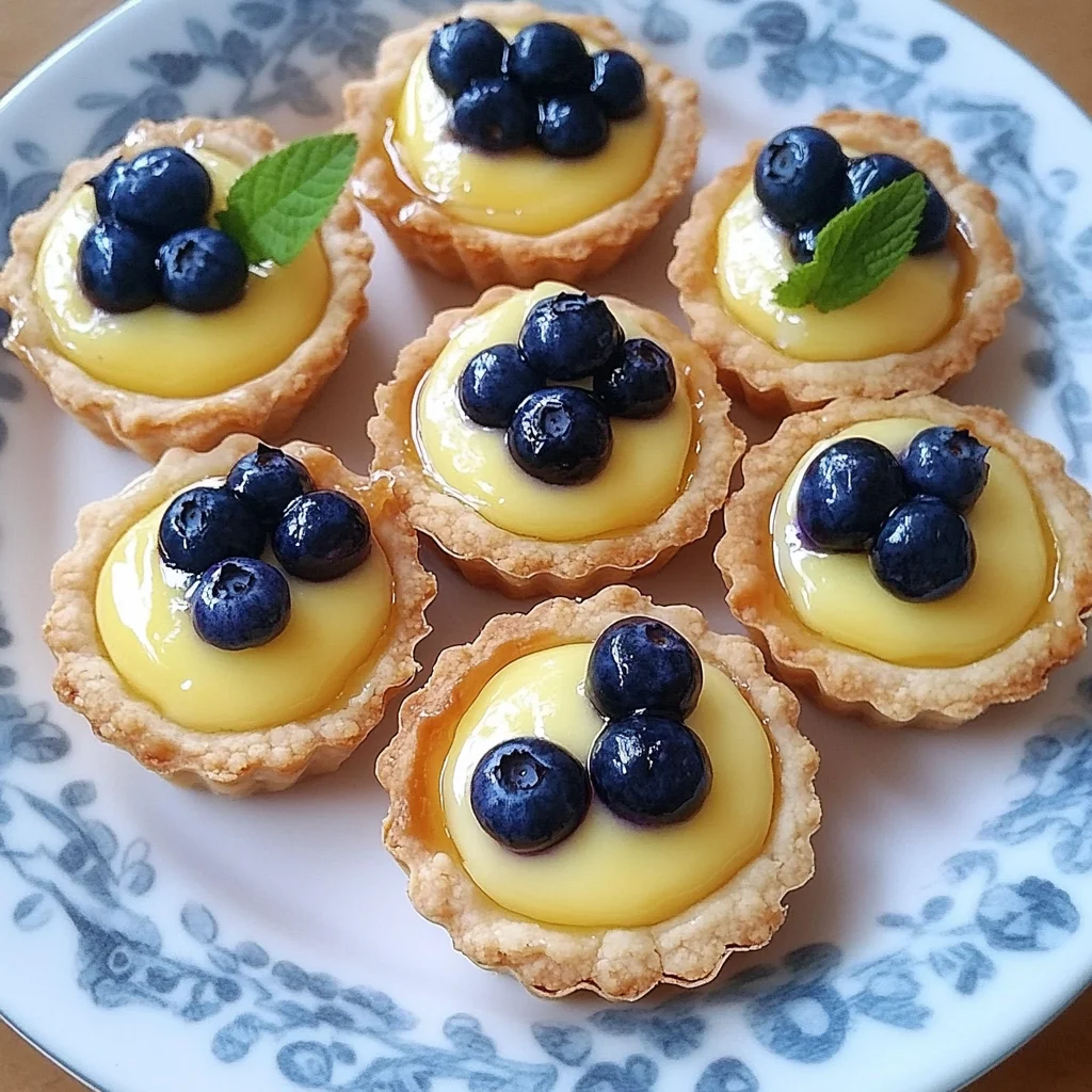 Blueberry Lemon Tartlets