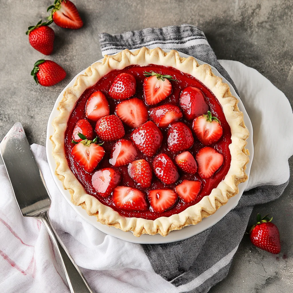 Copycat Frisch's Big Boy Fresh Strawberry Pie