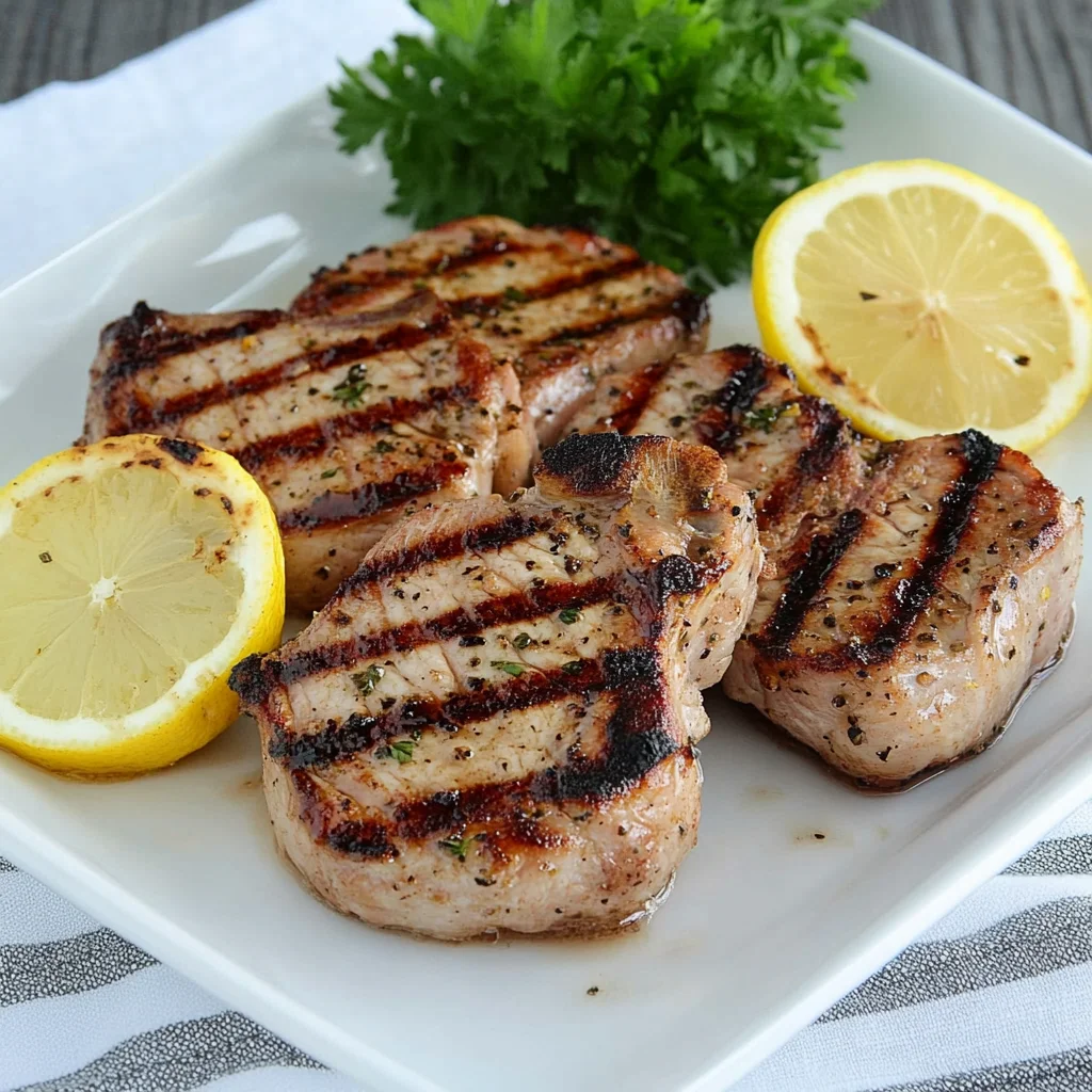 Easy Grilled Lemon Pepper beef Chops