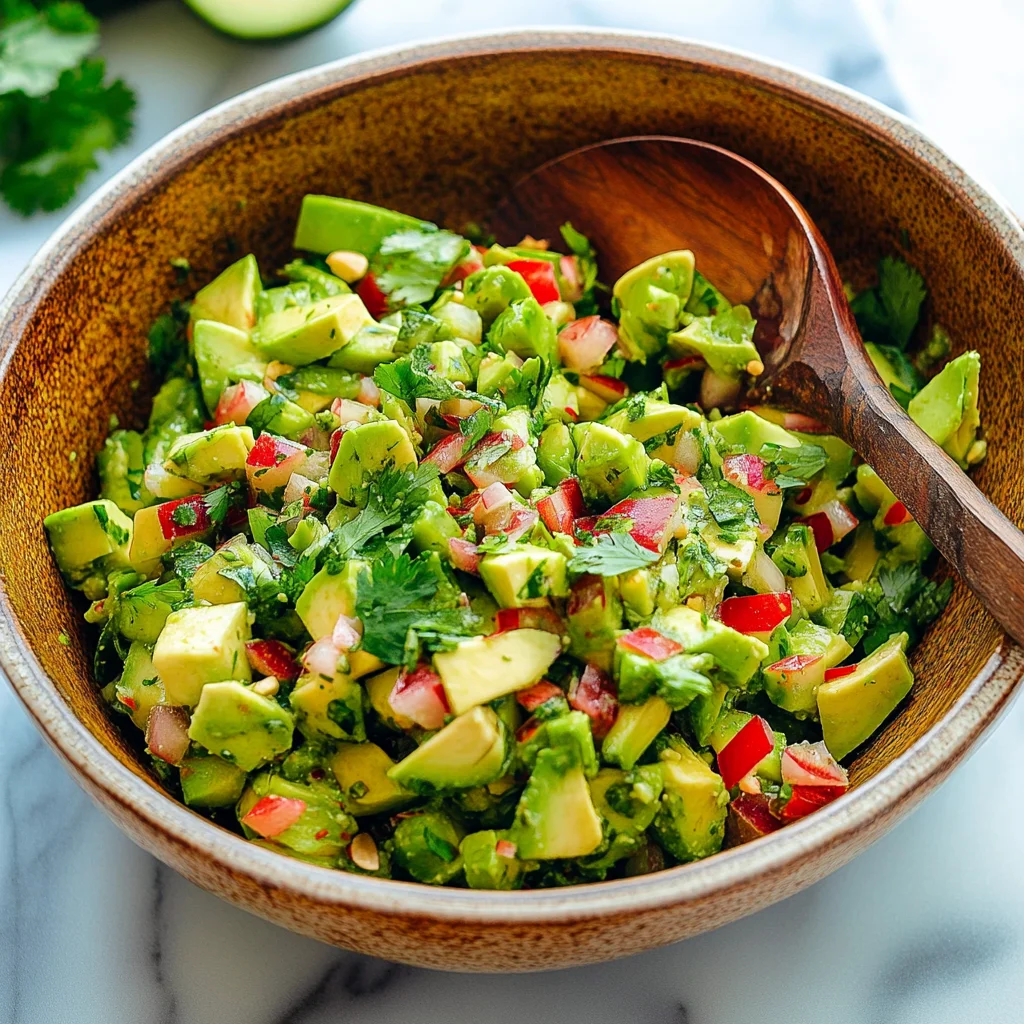 Fresh Herbed Avocado Salad