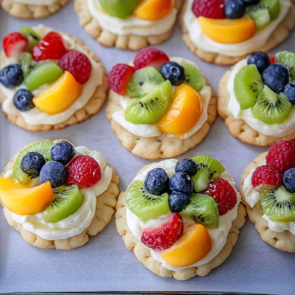 Fruit Pizza Cookies