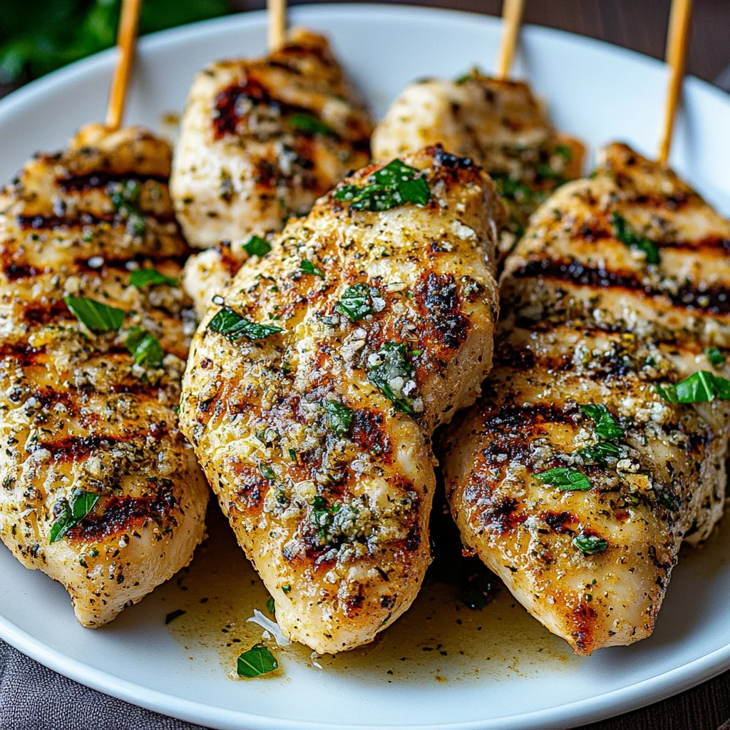 Garlic Parmesan Grilled Chicken