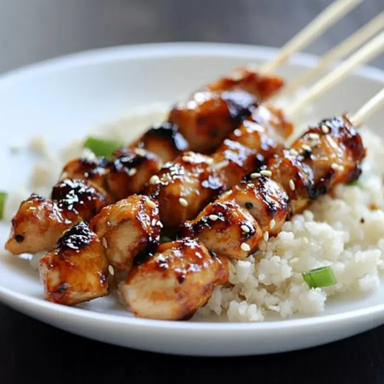 Grilled Asian Sweet and Spicy Chicken Skewers