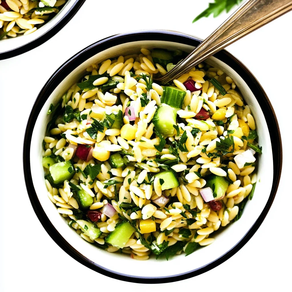 Herb-Lovers Lemony Orzo Salad