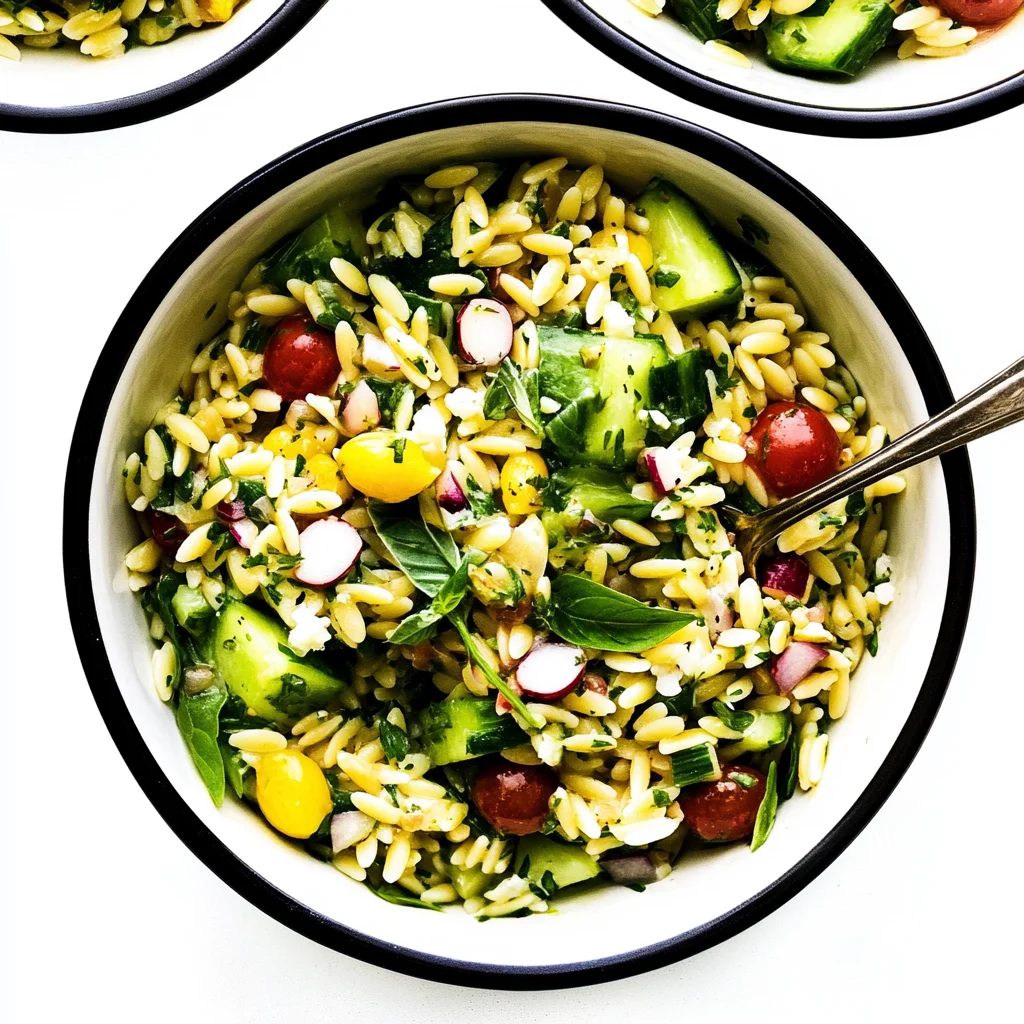 Herb-Lovers Lemony Orzo Salad