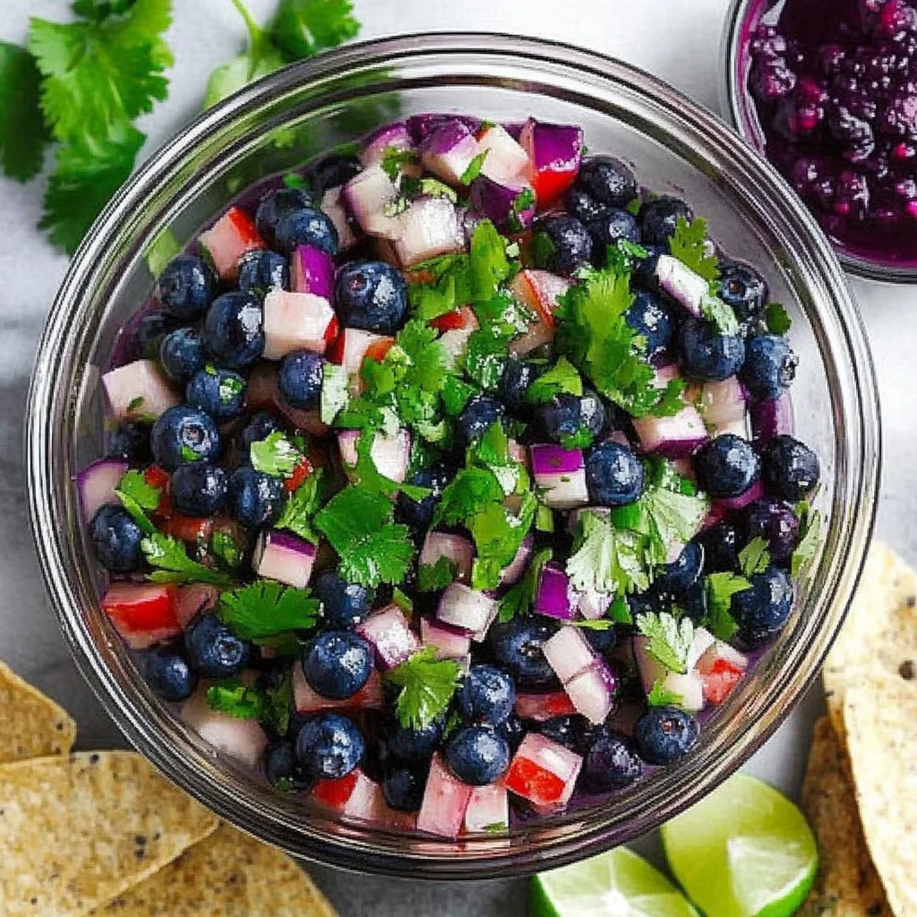 Refreshing Blueberry Salsa (Paleo, Whole30, Vegan, Low Carb)