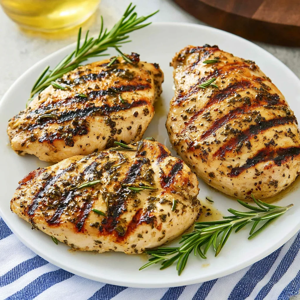 Rosemary Mustard Grilled Chicken