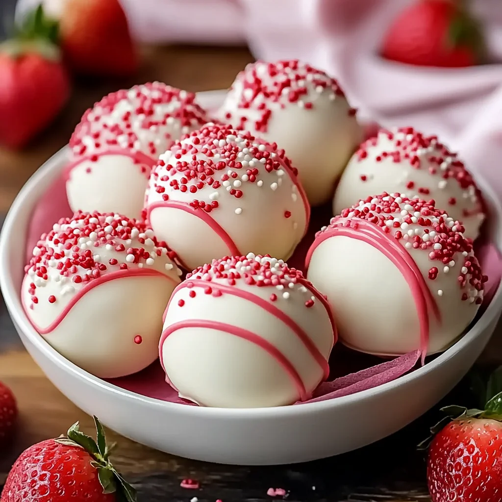Strawberry Cheesecake Truffle Balls: The Sweetest Bite-Sized Bliss