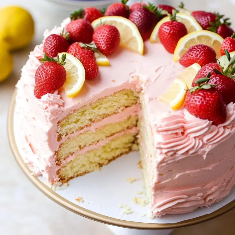 Strawberry Lemon Cake