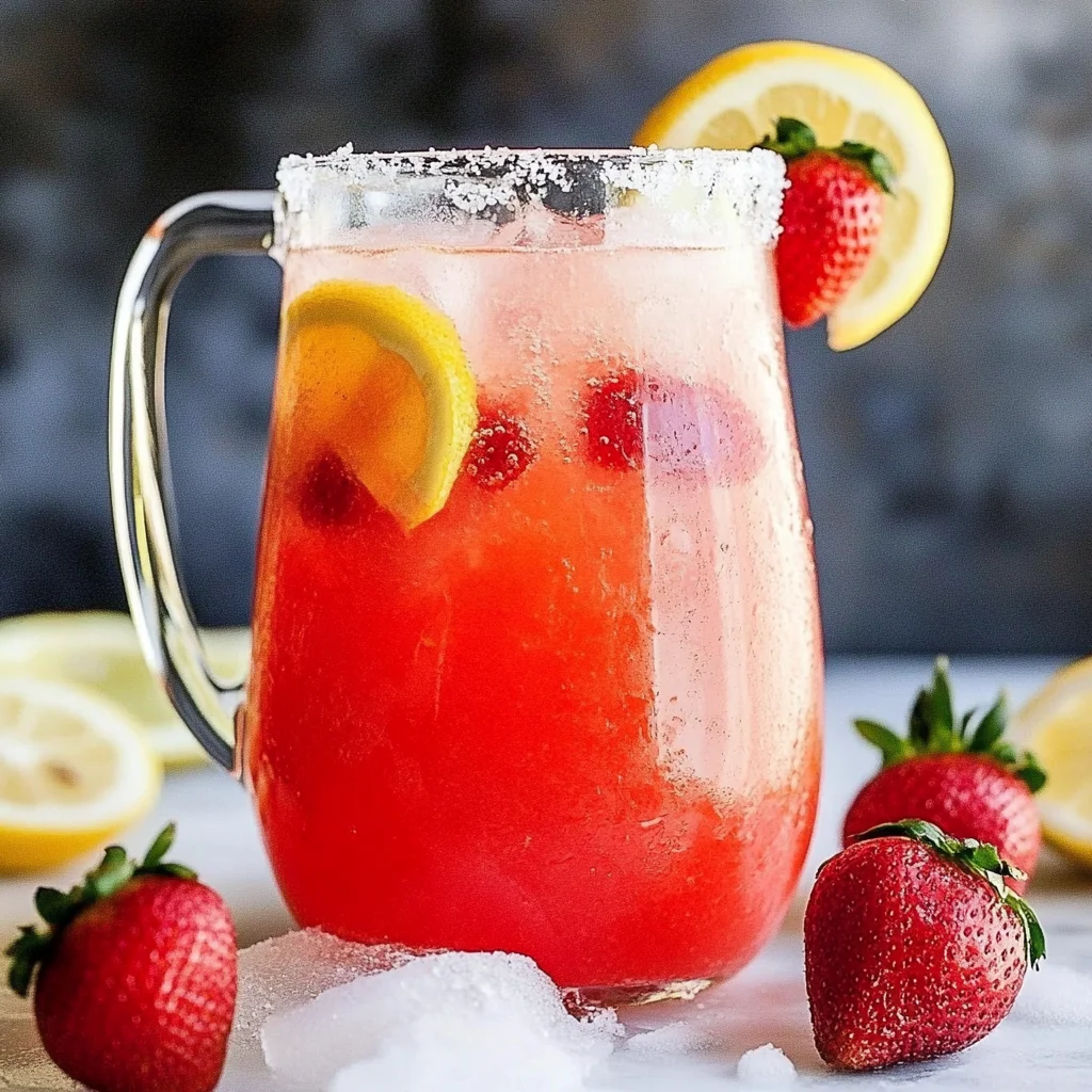 Strawberry Lemonade Margaritas