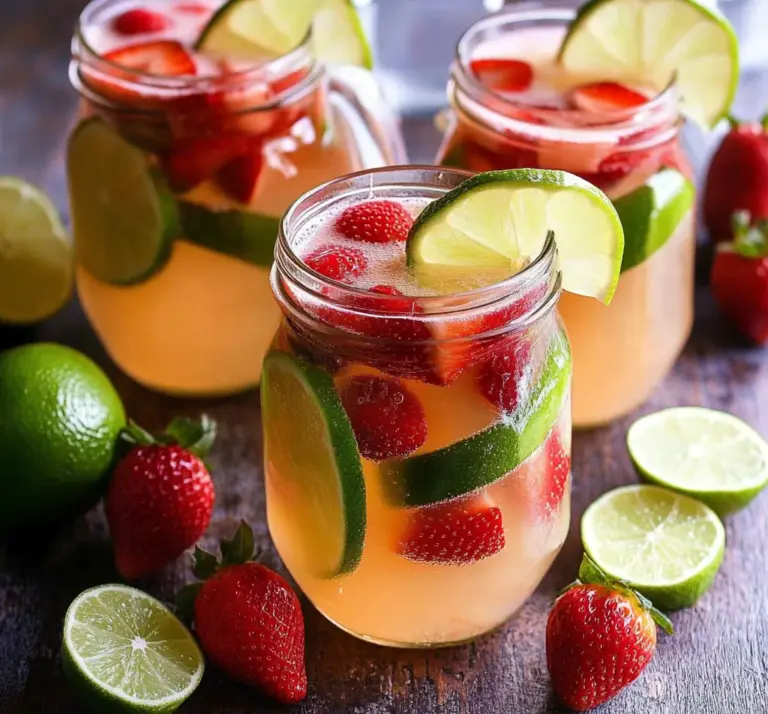 Strawberry Limeade Sangria