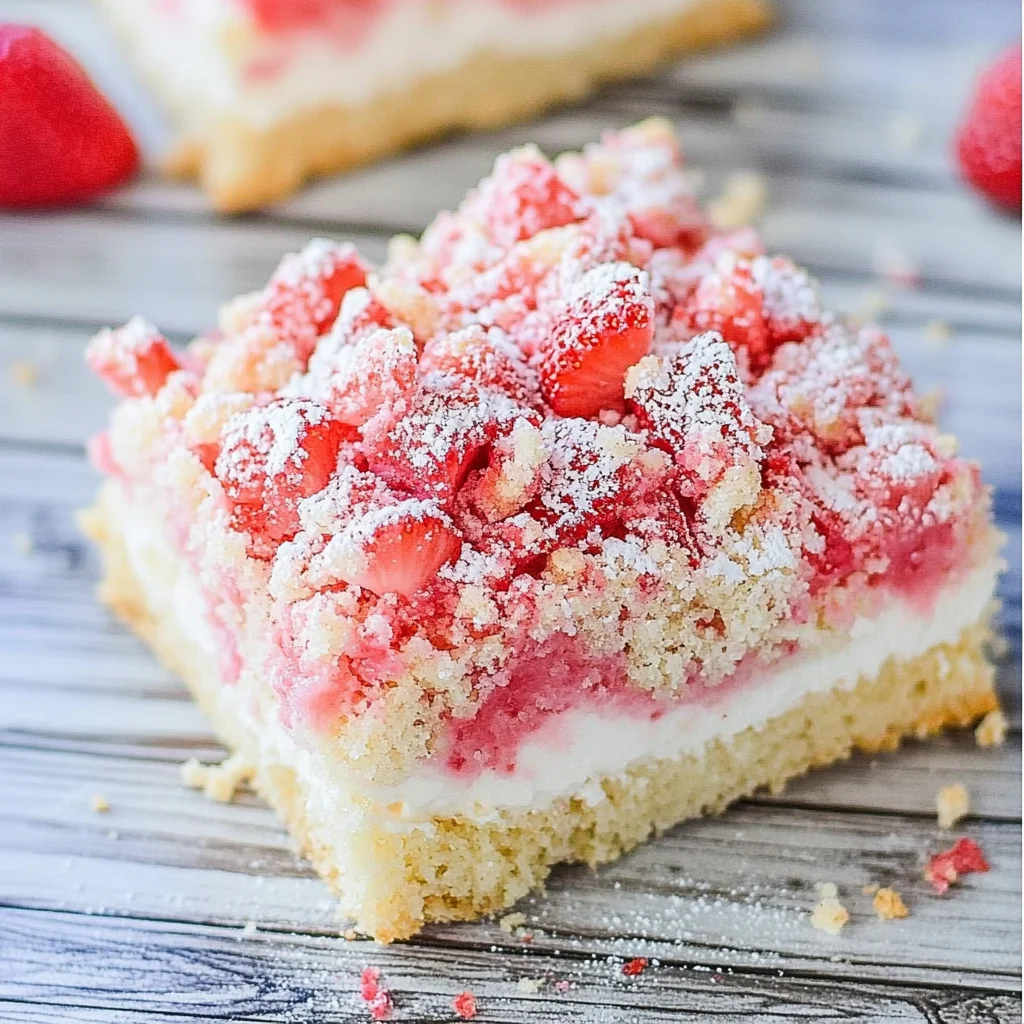 Strawberry Shortcake Bars