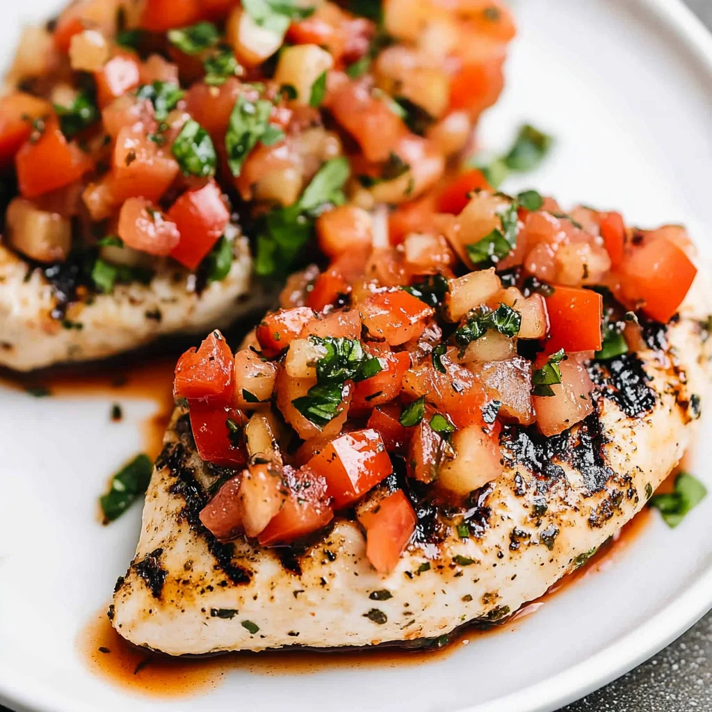 30-Minute Bruschetta Chicken (Grilled or Baked)