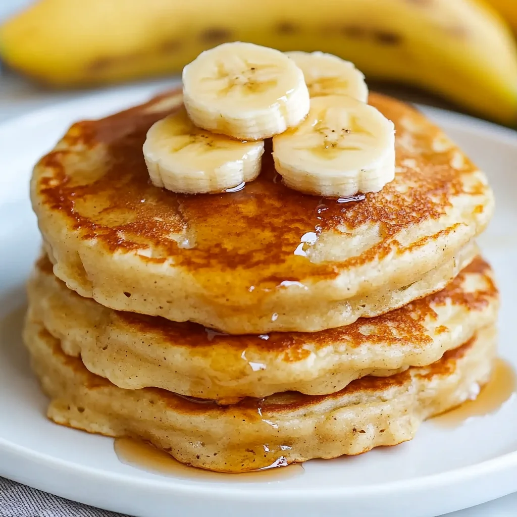 Brown Sugar Banana Pancakes