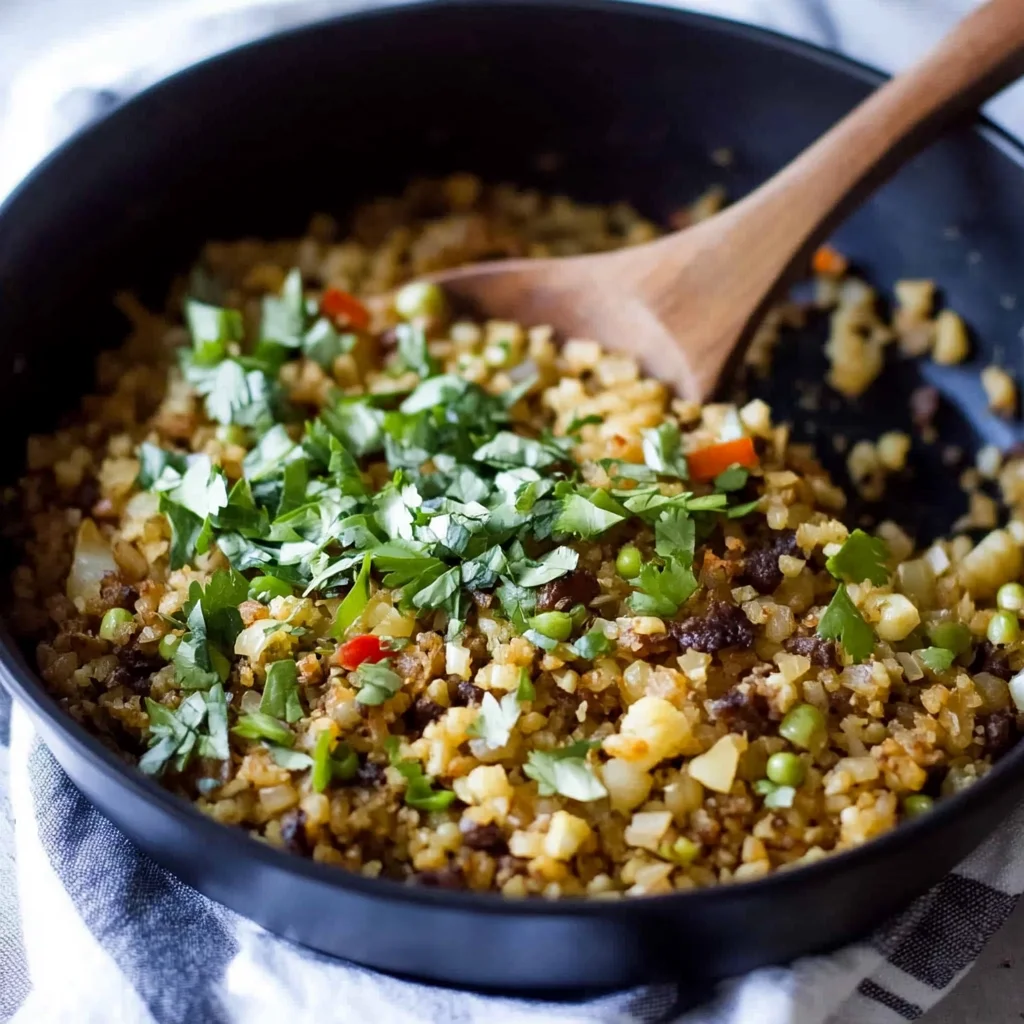 Dirty Keto Cauliflower Rice Recipe