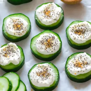 Everything Bagel Cucumber Bites
