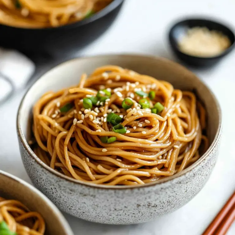 Garlic Sesame Noodles