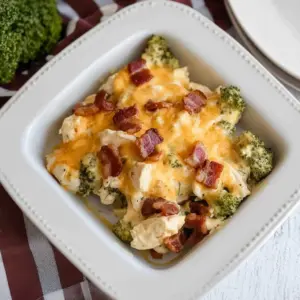 Keto Chicken Bacon Ranch Casserole