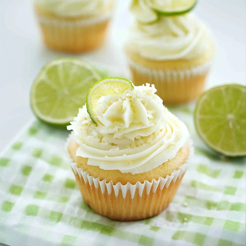 Key Lime Coconut Cupcakes