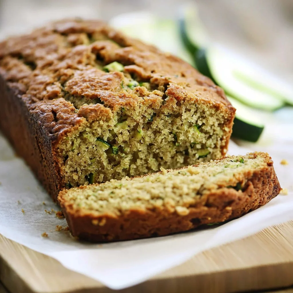 Low Sugar Zucchini Bread