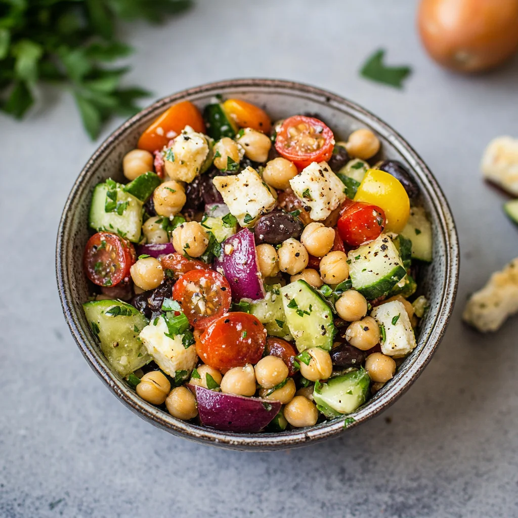 Mediterranean Chickpea Salad