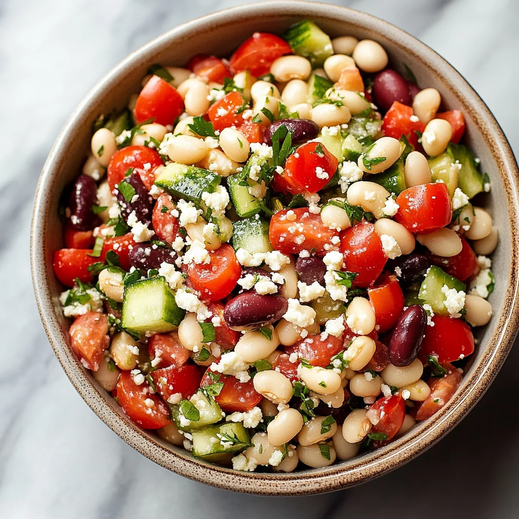 Mediterranean White Bean Salad