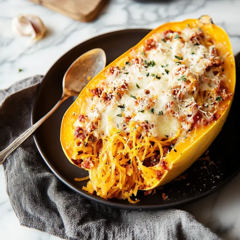 Million Dollar Spaghetti Squash Pasta
