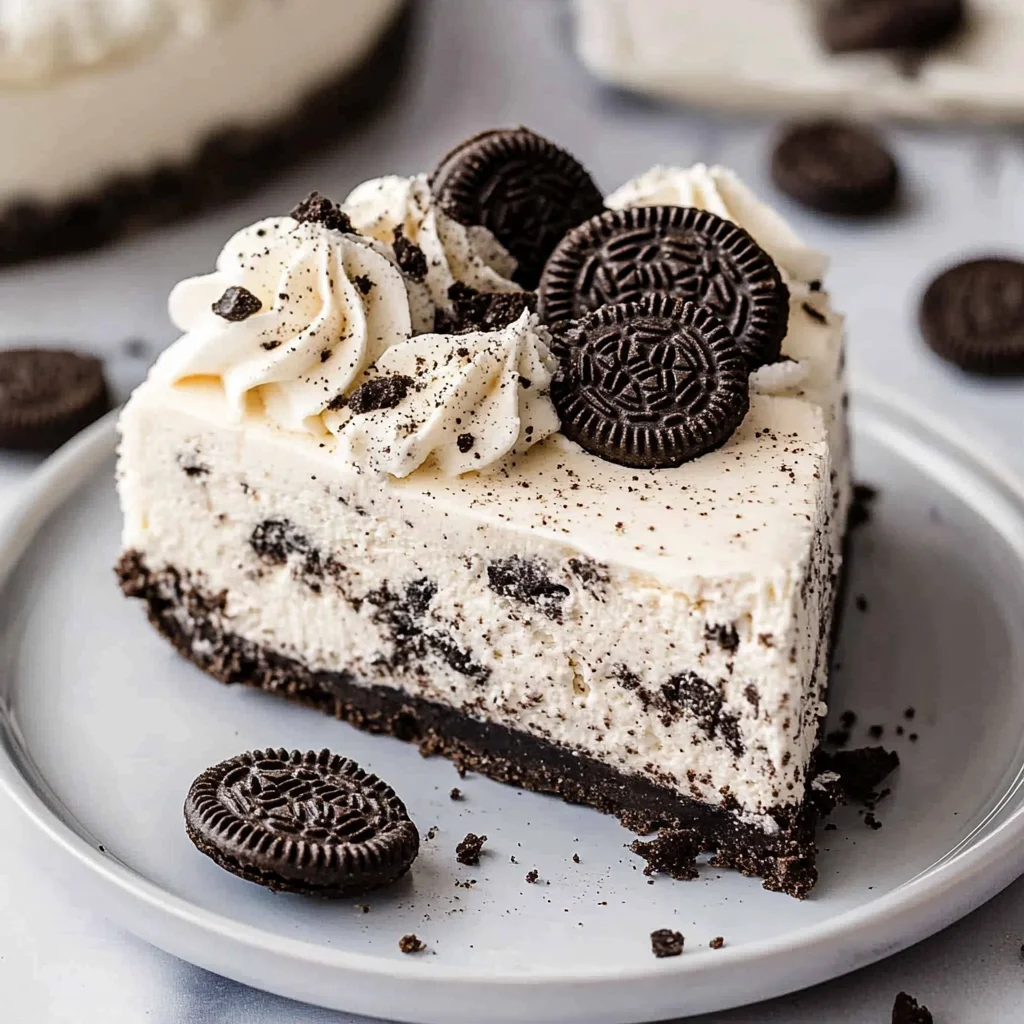 No Bake Oreo Cheesecake