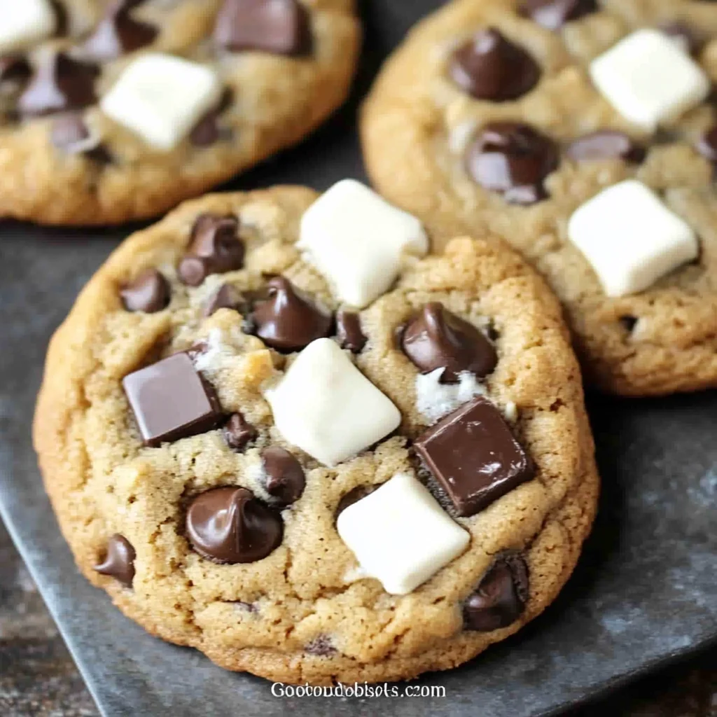S'more Chocolate Chip Gooey Bliss Cookies