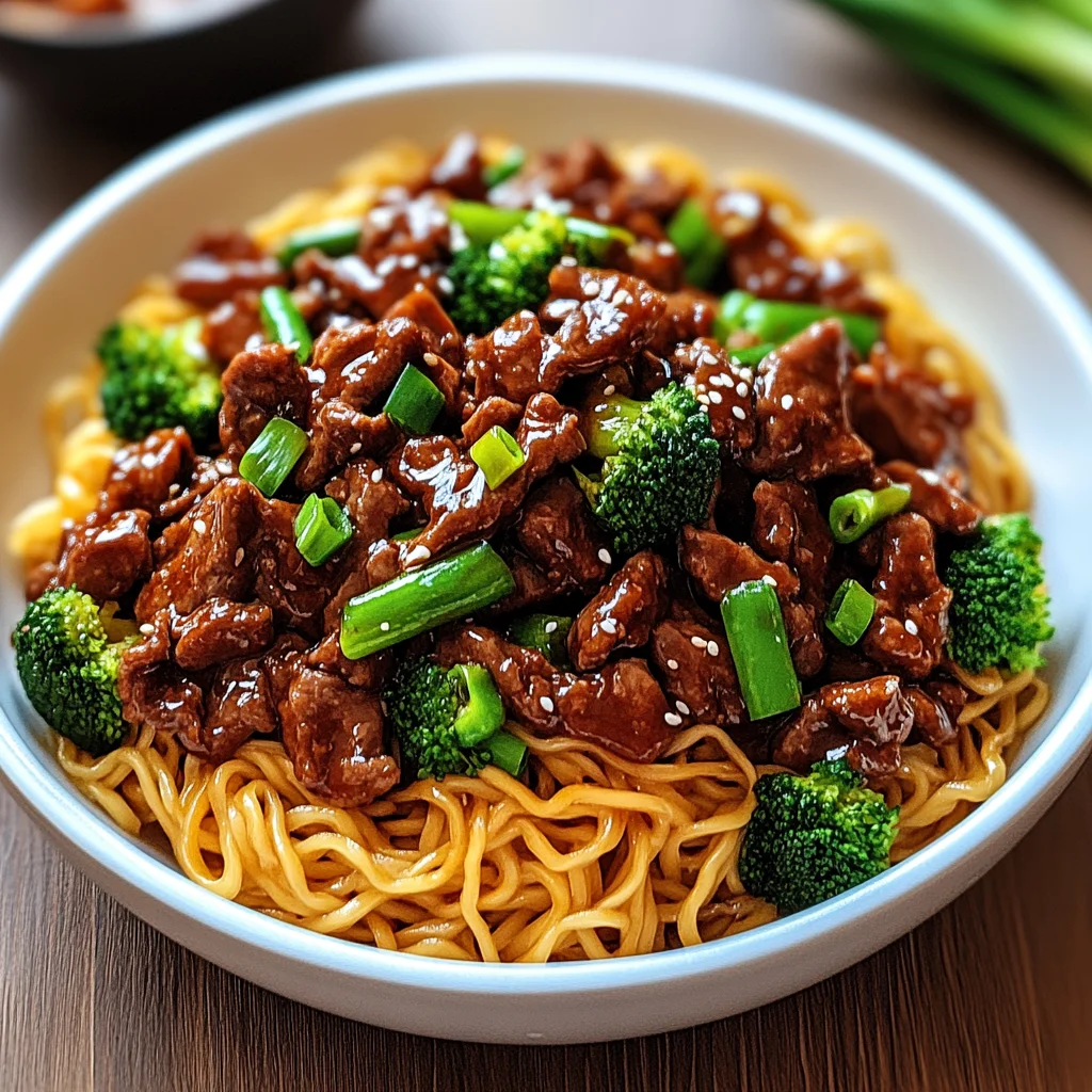 Sticky Beef Noodles