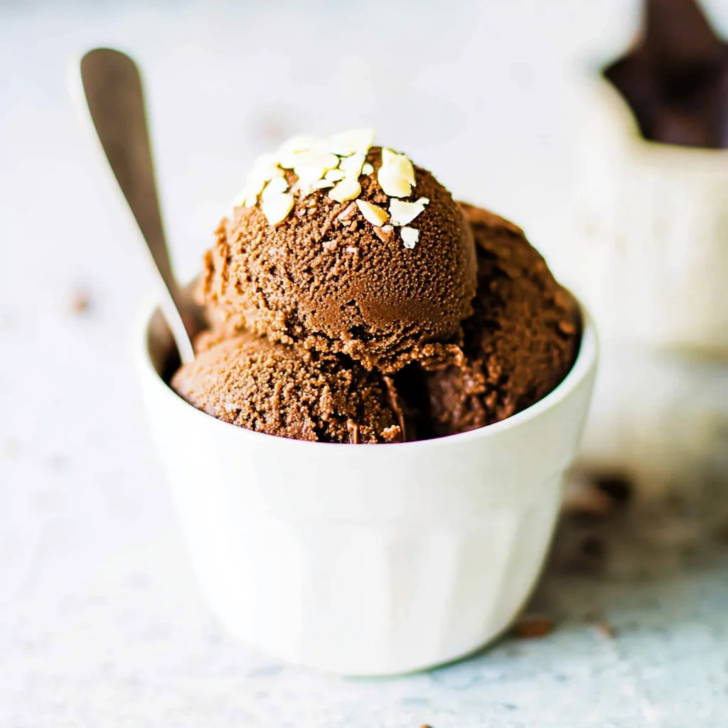 Vegan Espresso Dark Chocolate Sorbet