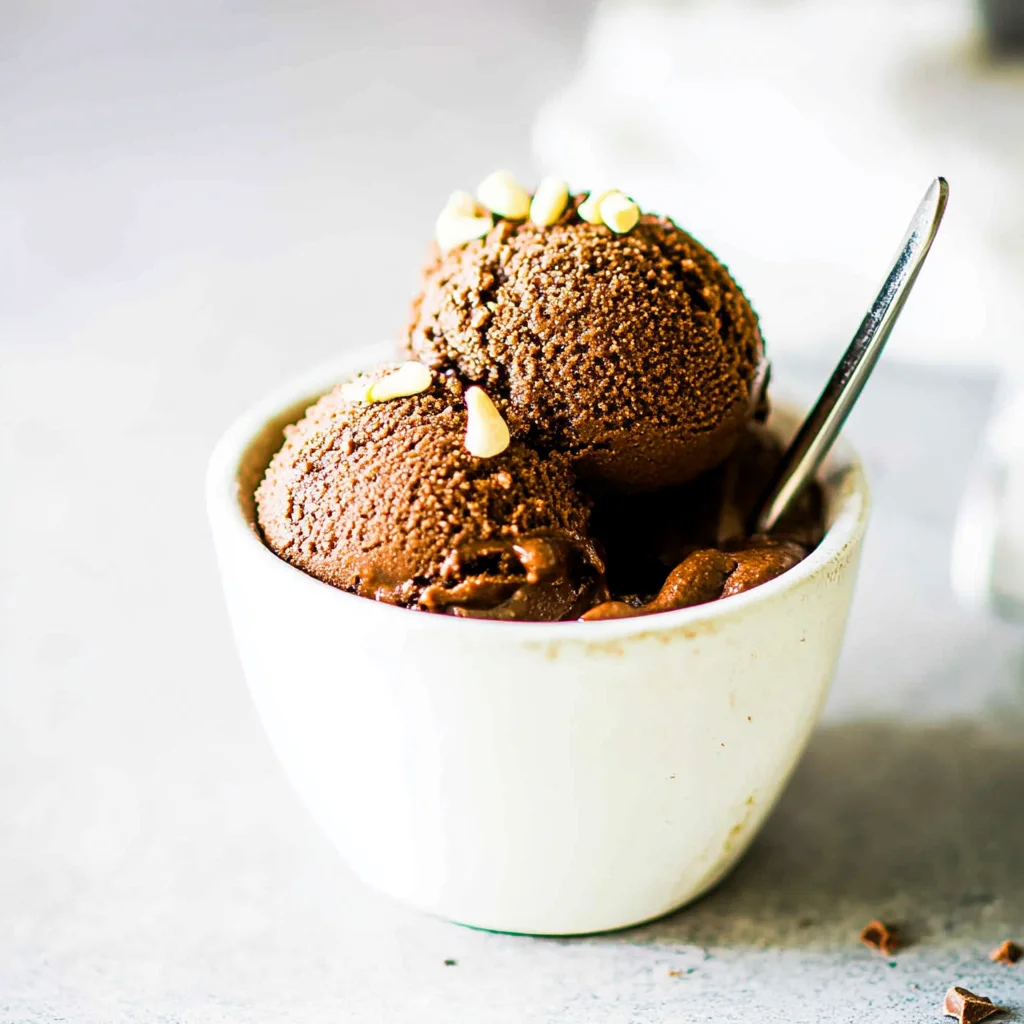 Vegan Espresso Dark Chocolate Sorbet