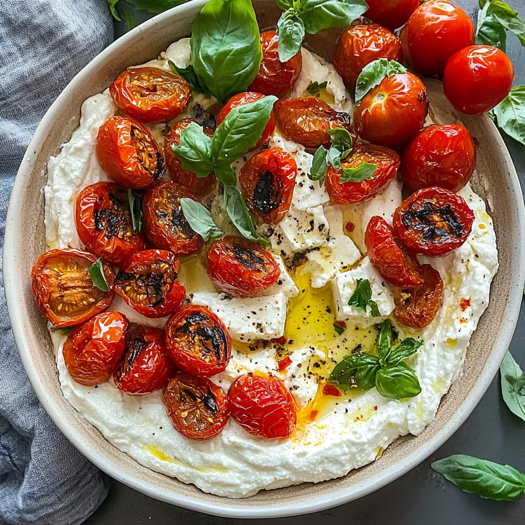 Whipped Feta with Roasted Tomatoes