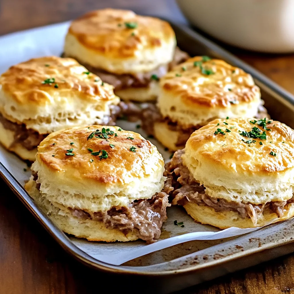 Baked French Dip Biscuits Recipe: A Comforting, Family-Friendly Meal