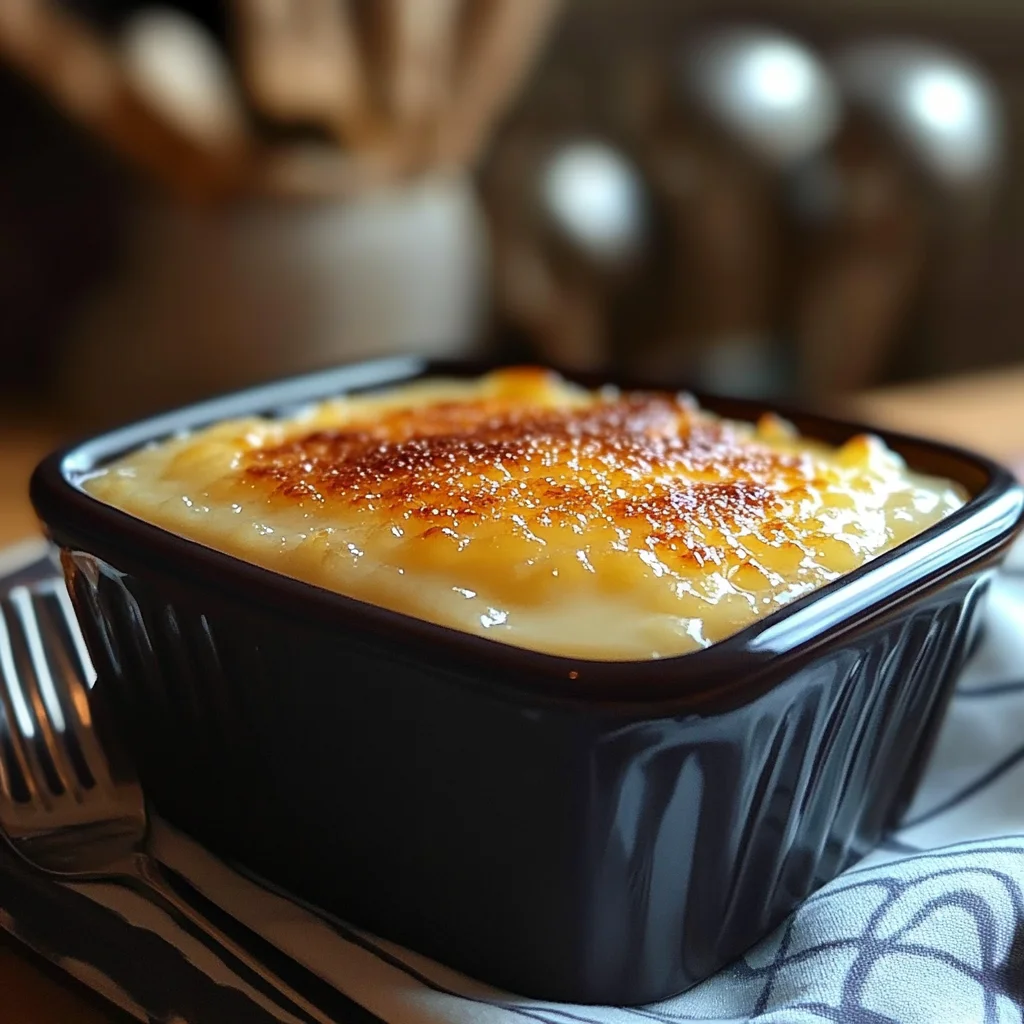 Baked Tapioca Pudding