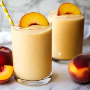 Banana Peach Smoothies