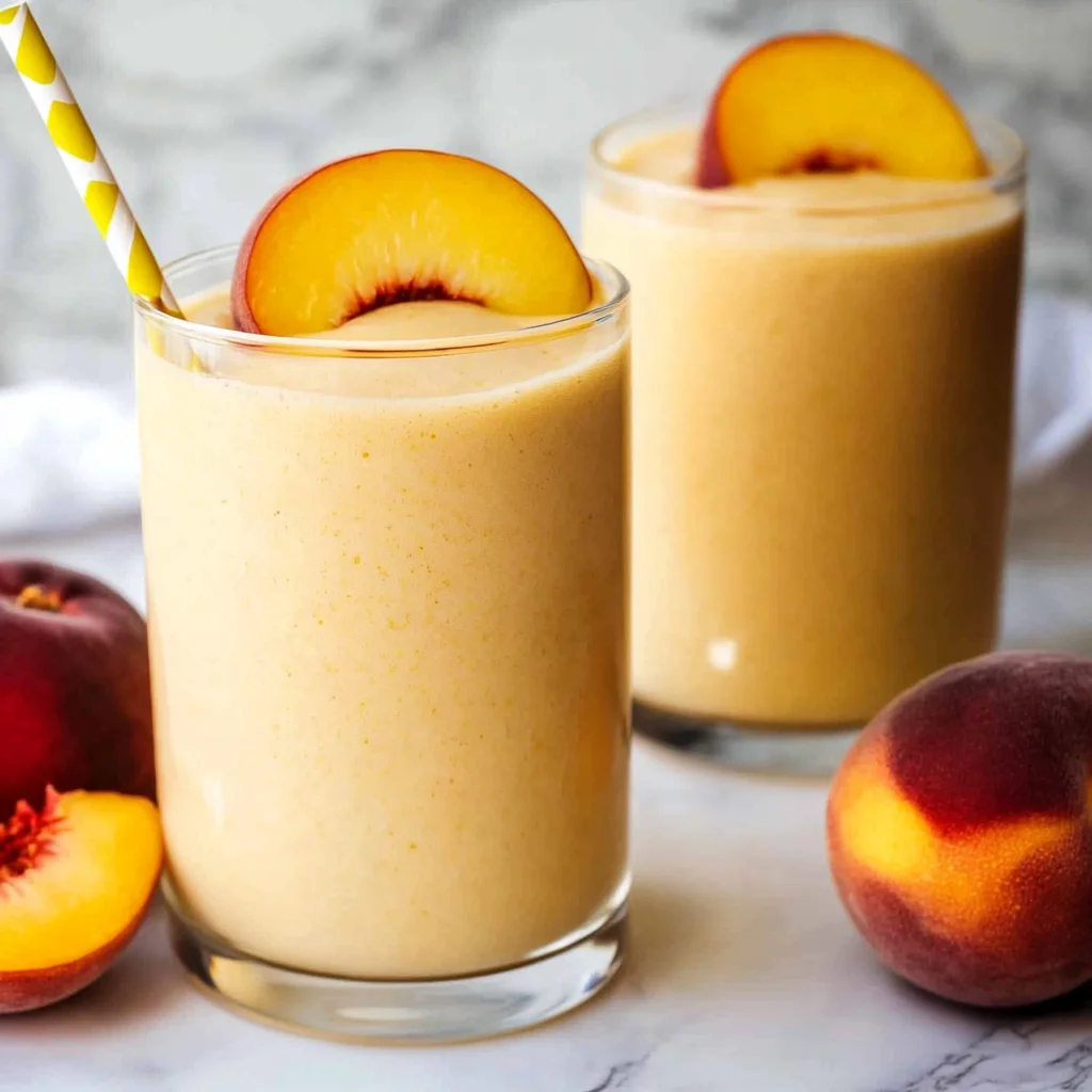Banana Peach Smoothies