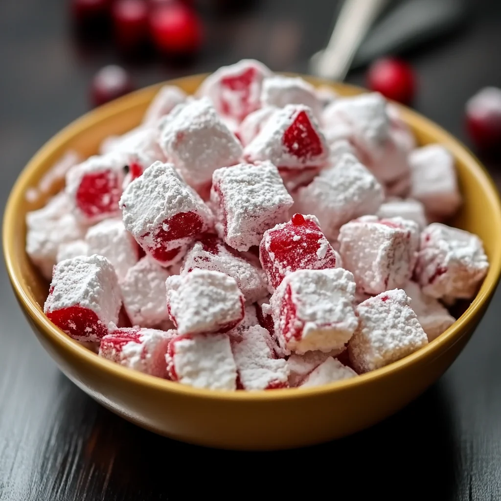 Cherry Cheesecake Puppy Chow