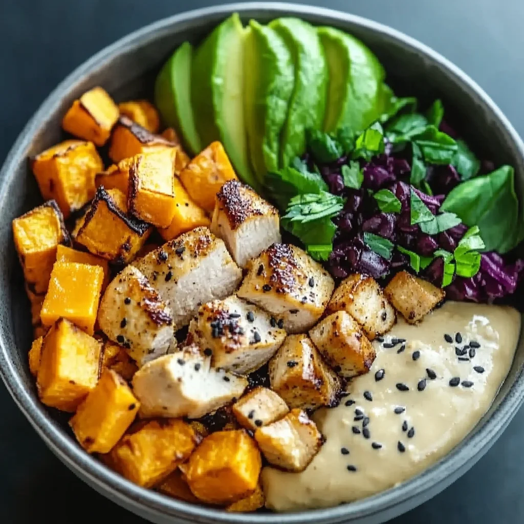 Chicken & Sweet Potato Buddha Bowl