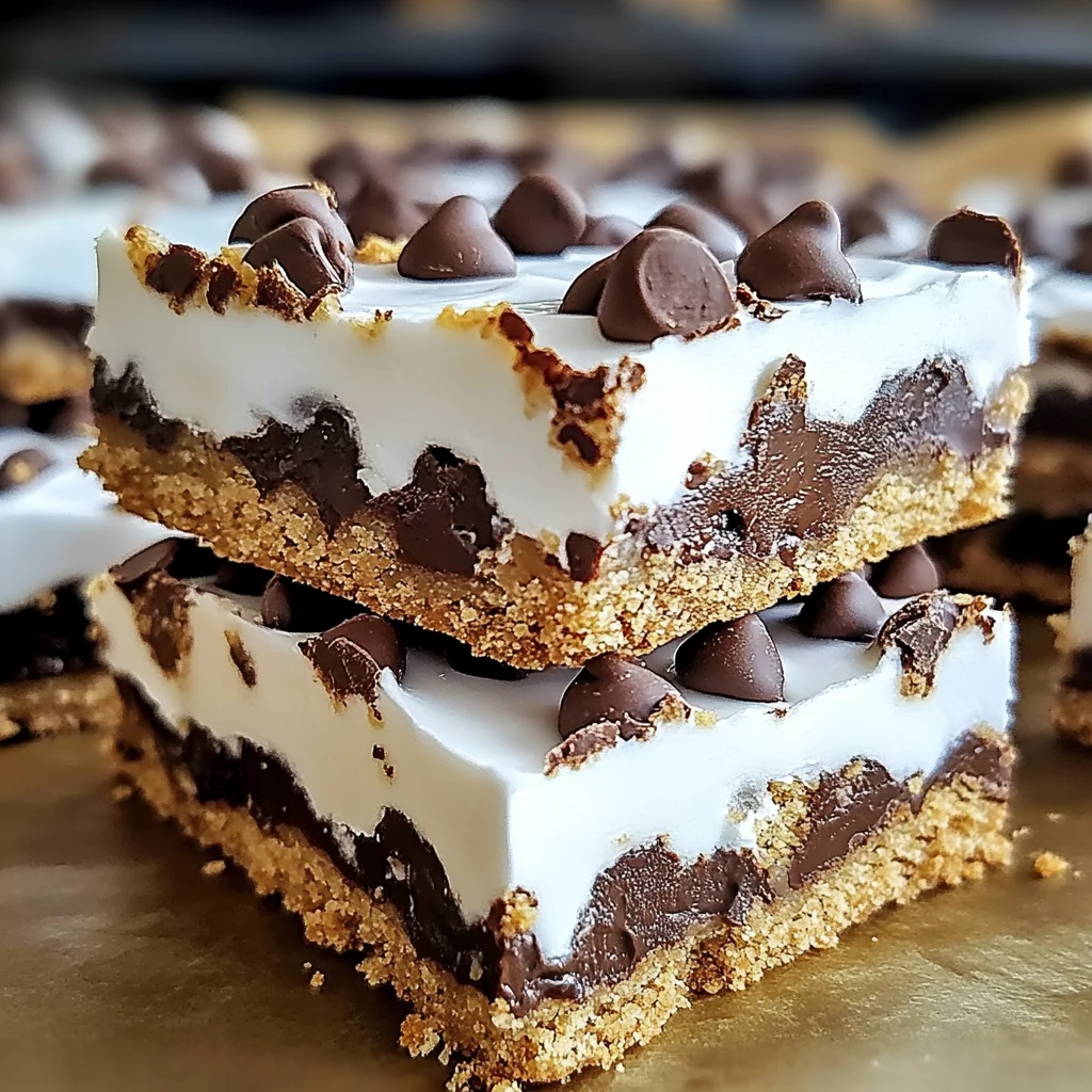 Chocolate Marshmallow Cookie Bars