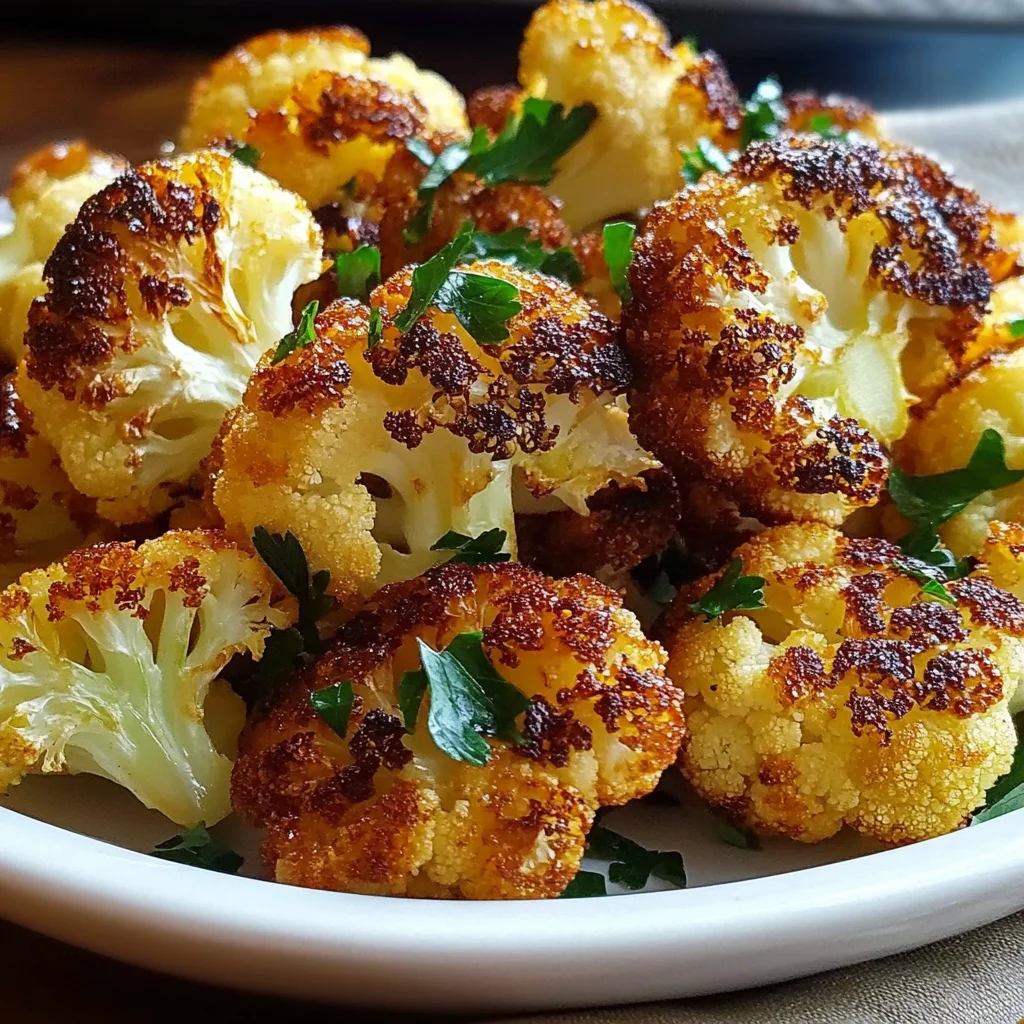 Crispy Roasted Cauliflower